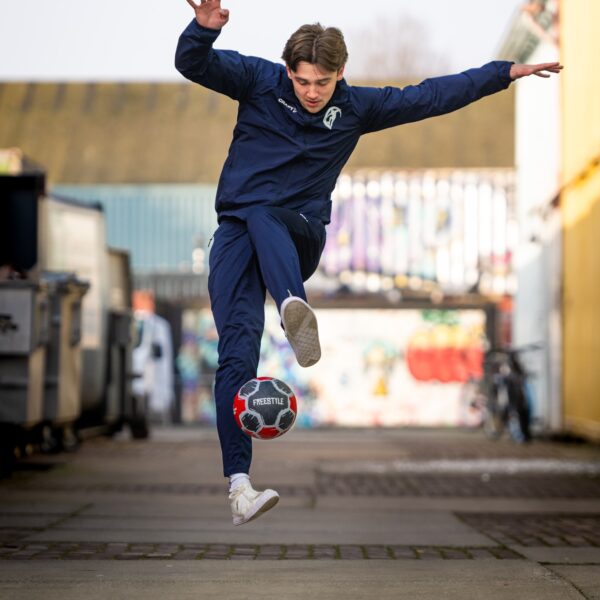 Joran Engelen, freestyle voetballer van StreetSkills en top 8 van Nederland