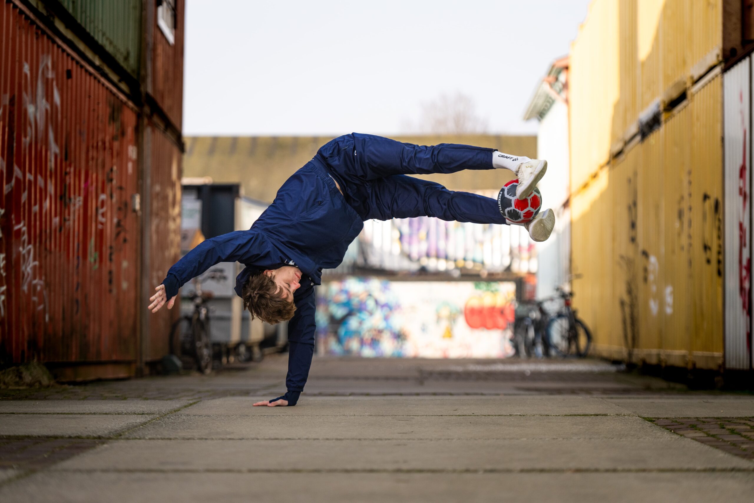Freestyle voetbal workshop met spectaculaire show