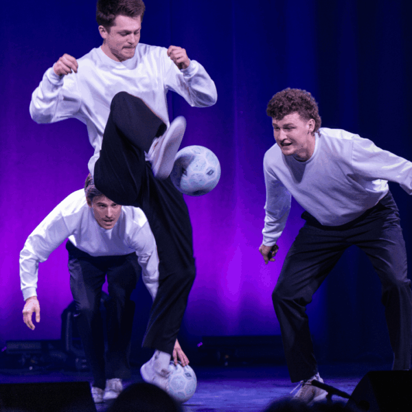 Freestyle voetbal voor evenementenbureau