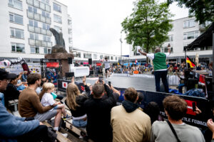 Finales van het freestyle voetbal toernooi in Almere