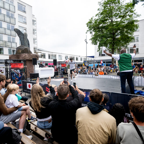 Finales van het freestyle voetbal toernooi in Almere