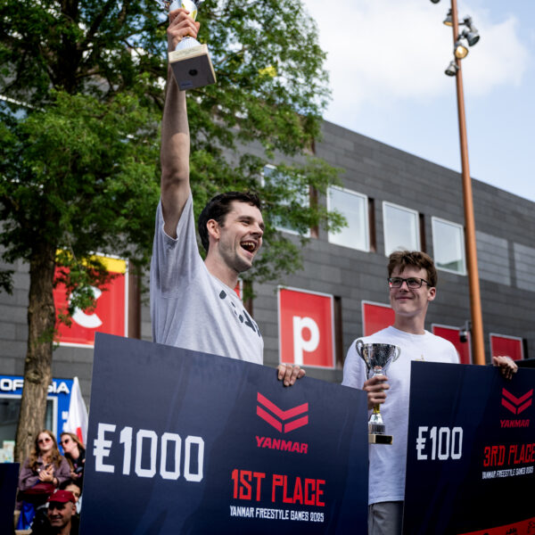 Winnaar Almere Centrum Freestyle Games wint 1000 euro